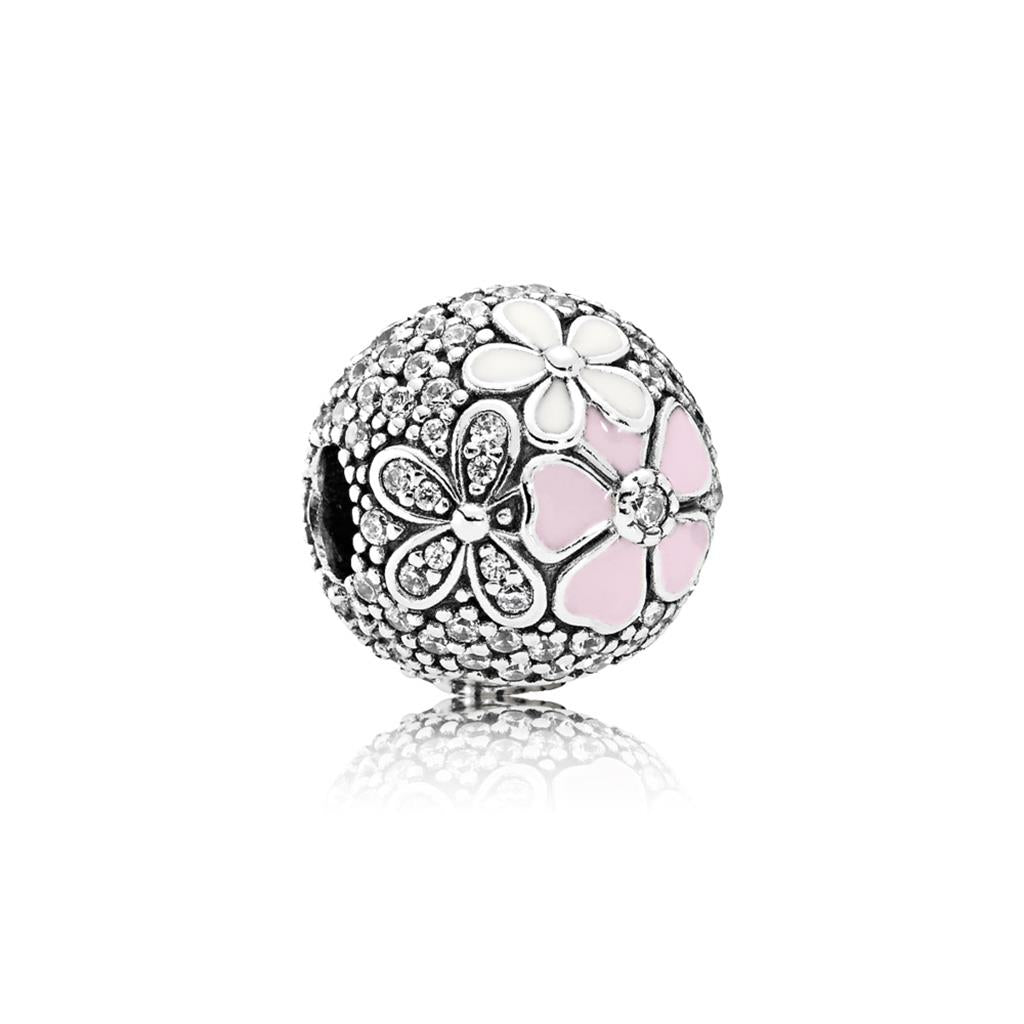Poetic Blooms, Mixed Enamels & Clear CZ