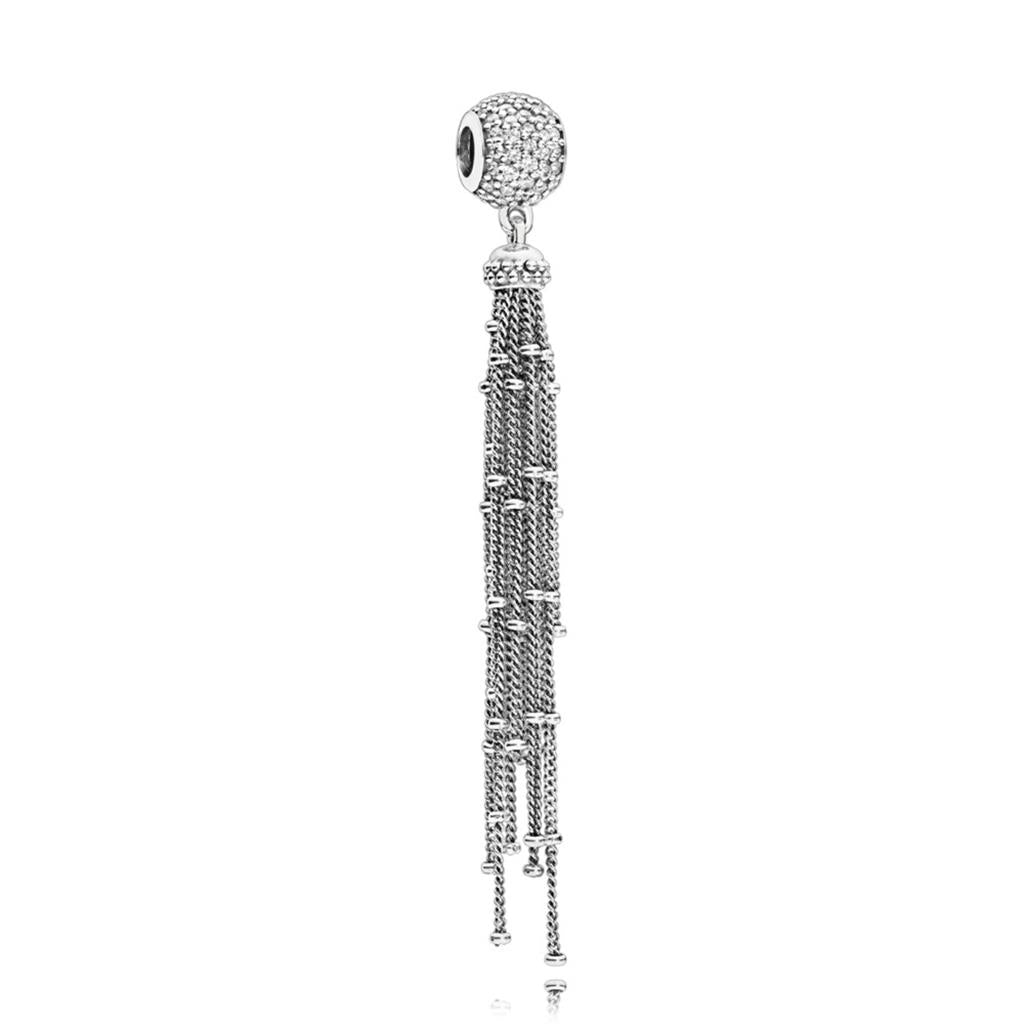 Enchanted Tassel, Clear CZ