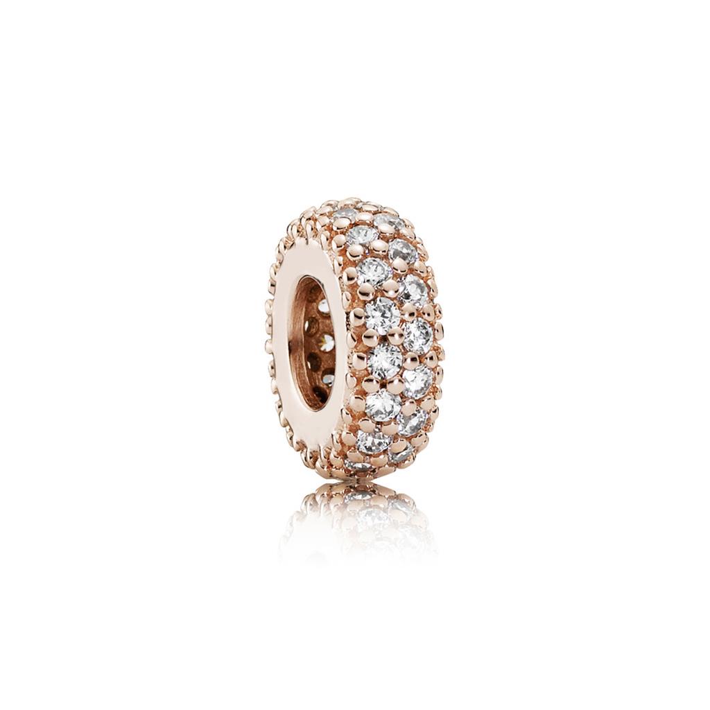 Clear Sparkle Spacer Charm