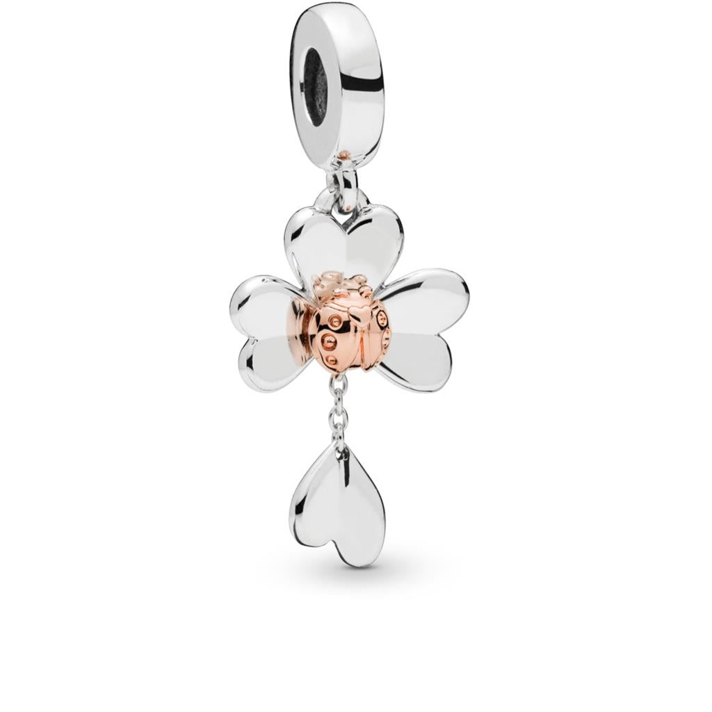 FINAL SALE - Clover and Ladybird Dangle