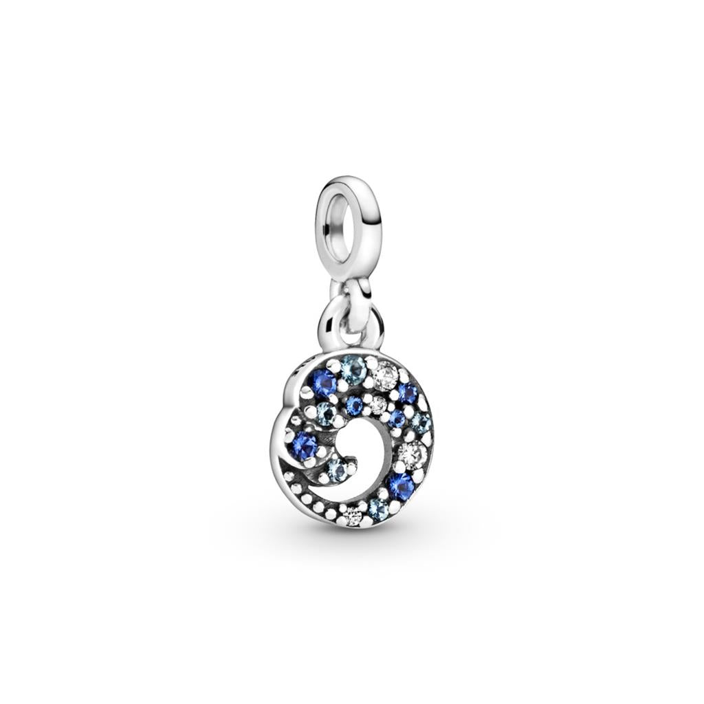 Pandora ME Blue Ocean Wave Mini Dangle C