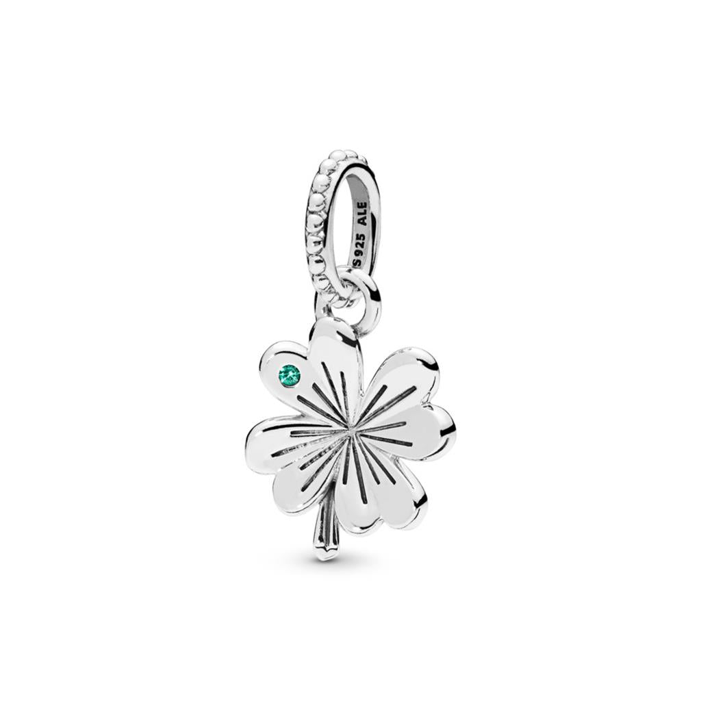 FINAL SALE - Lucky Four-Leaf Clover Pend