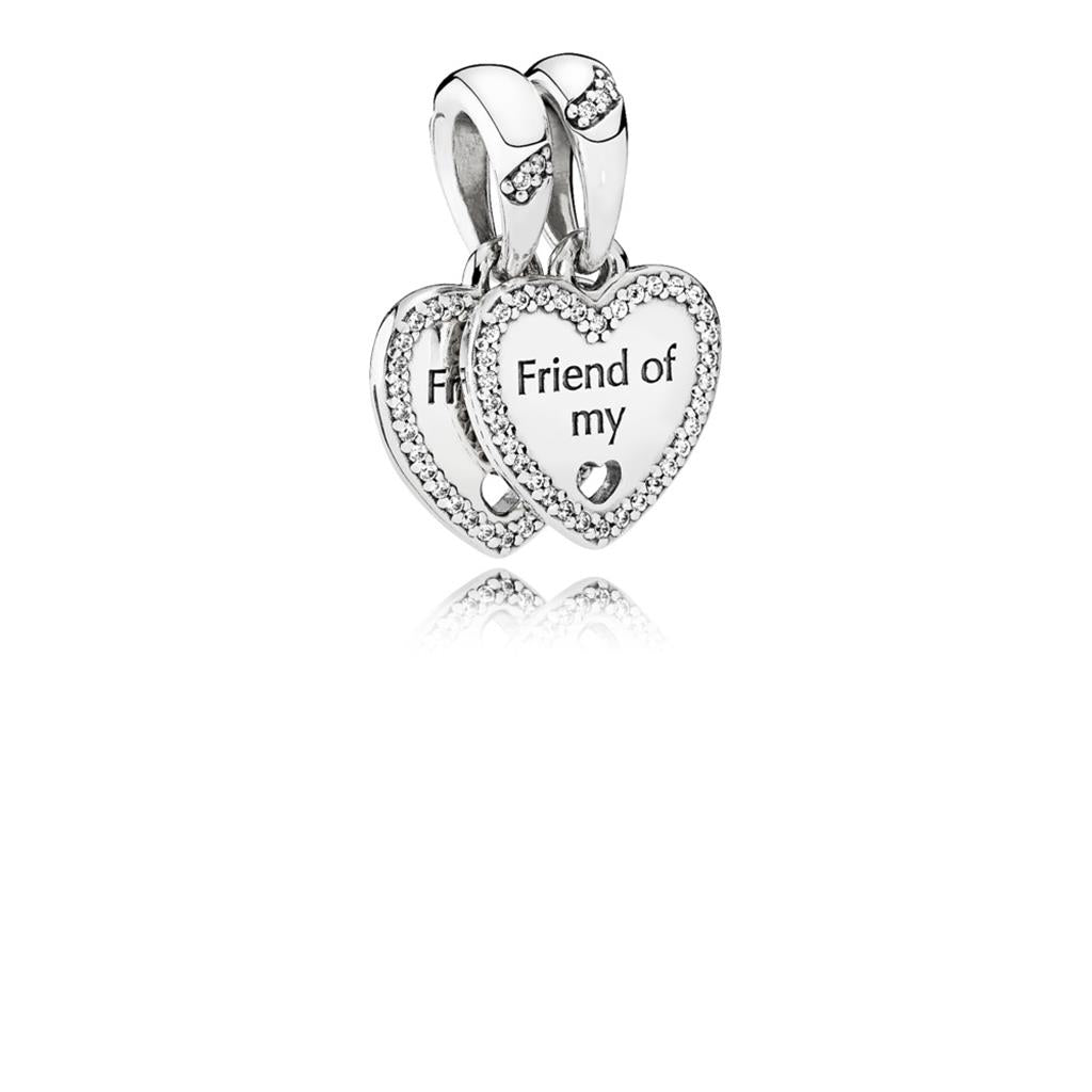Hearts of Friendship, Clear CZ