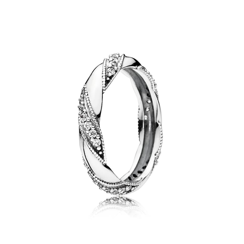 Ribbon of Love, Clear CZ