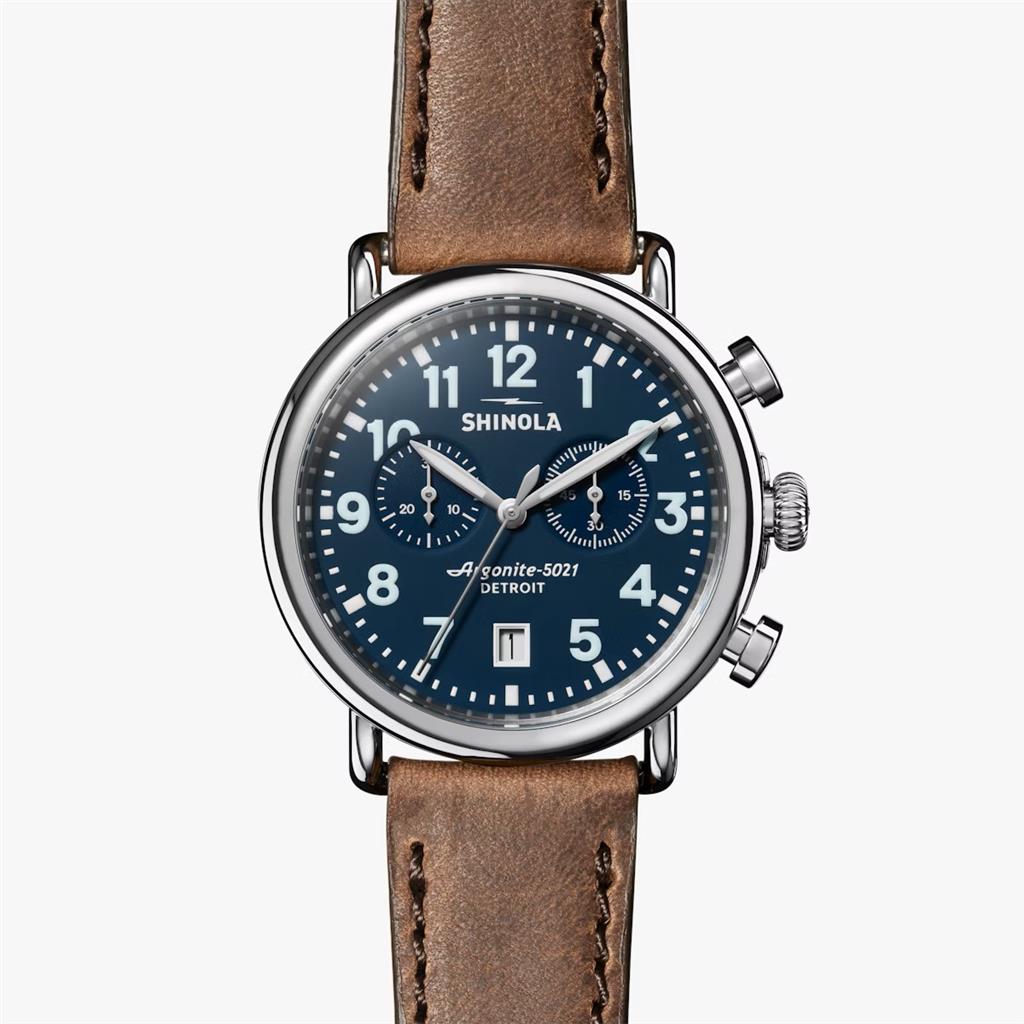 Shinola Runwell 41mm 2 Eye Chronograph S0120194490