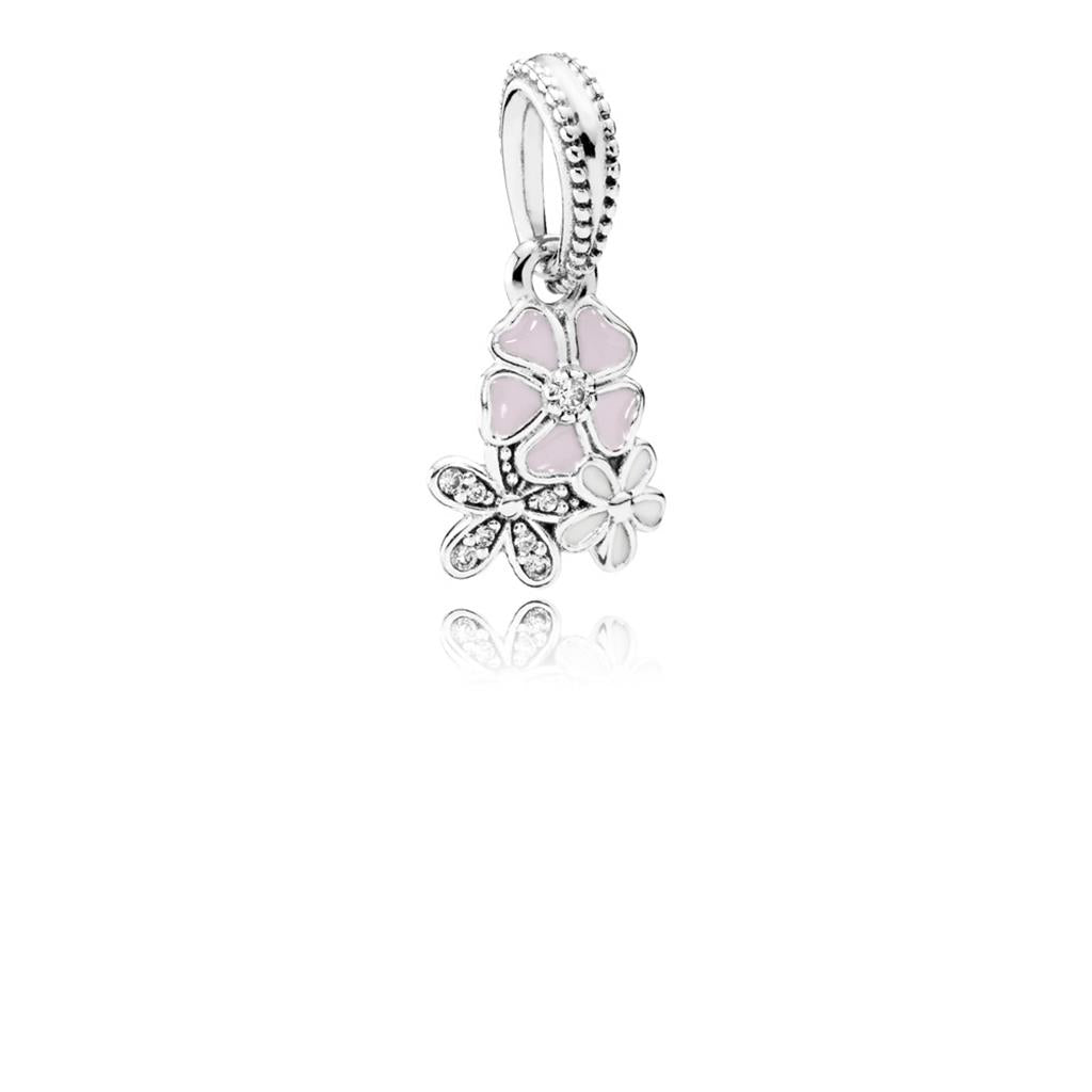 Poetic Blooms, Mixed Enamels & Clear CZ
