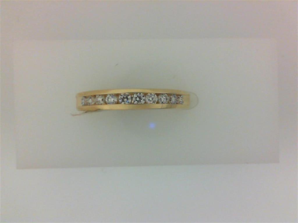 Lady's White 14 Karat Half Anniversary A