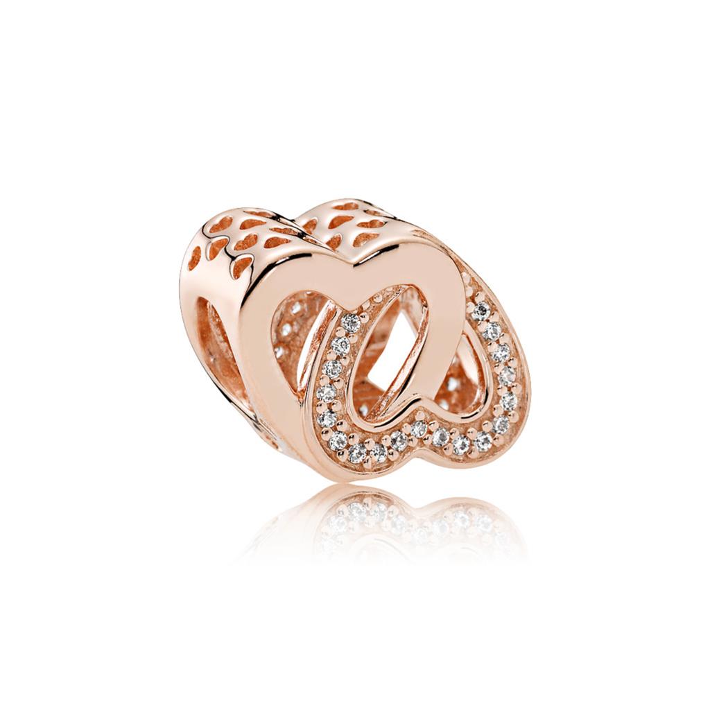 Entwined Hearts Charm