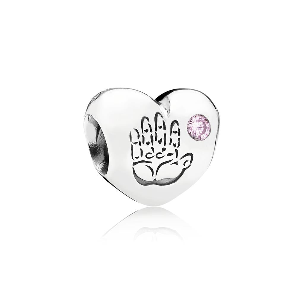 baby girl, pink CZ
