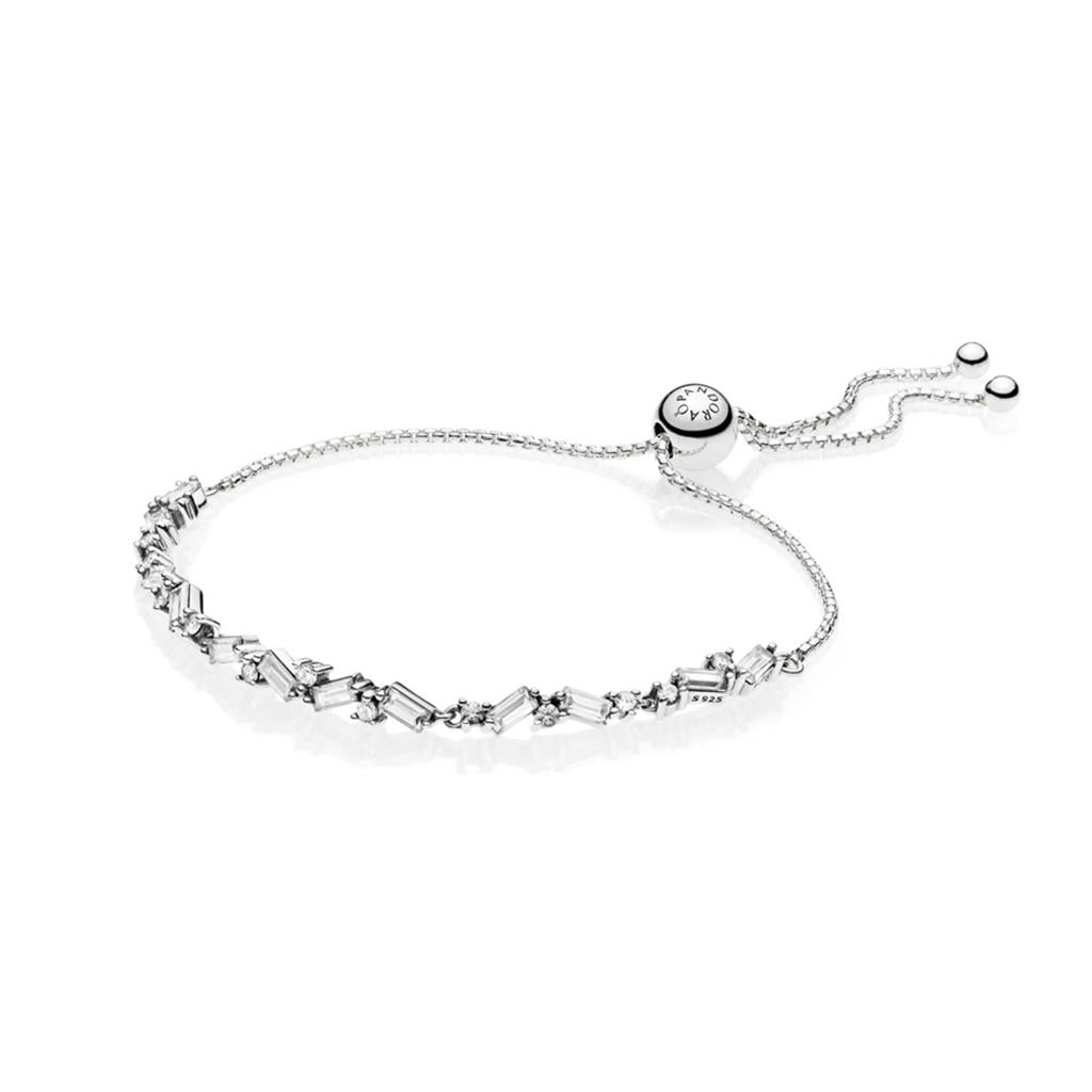 Glacial Beauty Sliding Bracelet, Clear C