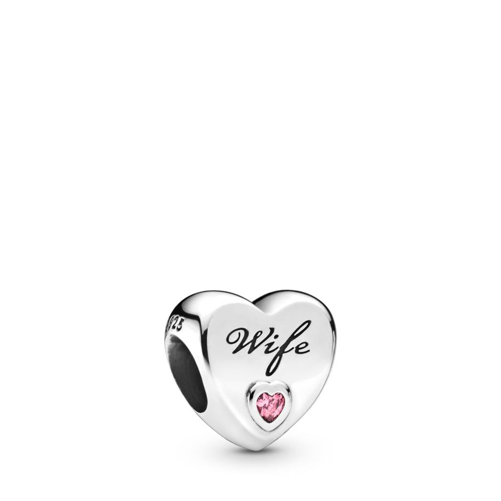 Wife Love Heart Charm
