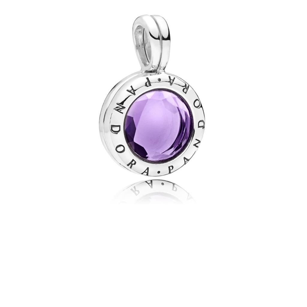 PANDORA Faceted Floating Locket, Synthet