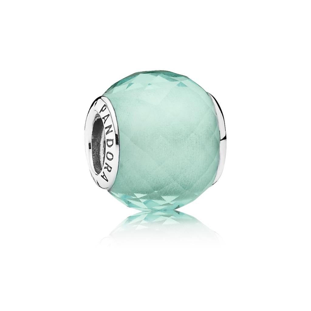 petite facets, synthetic green quartz