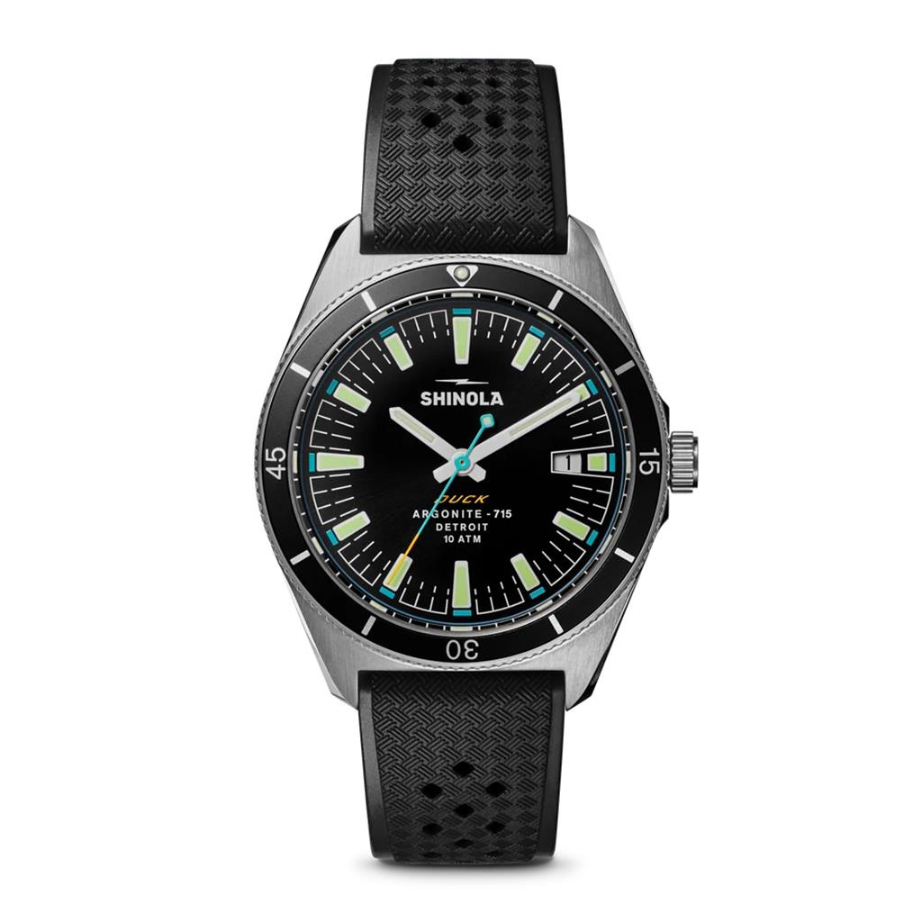 Shinola 40 mm. Black Duck S0120301730