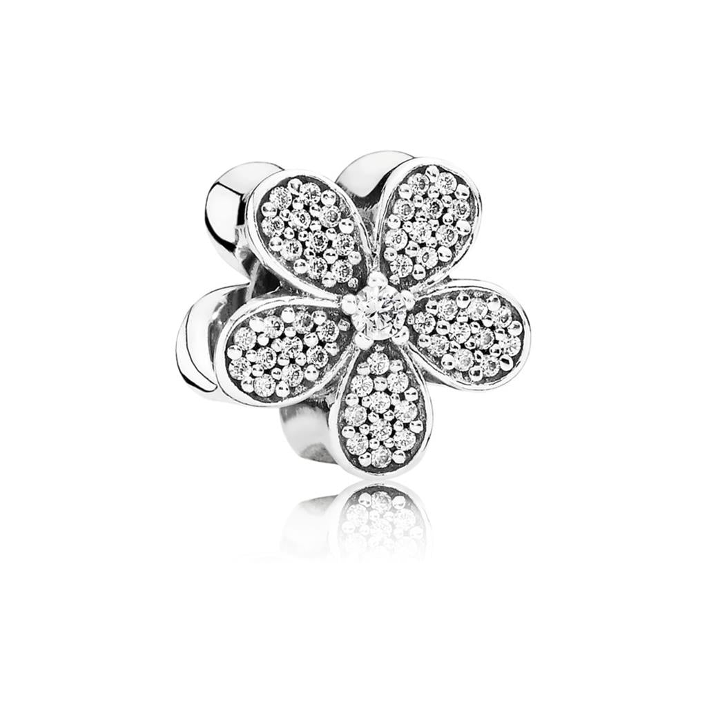 dazzling daisy, clear CZ