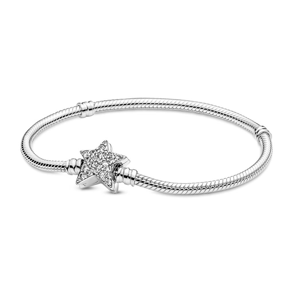 Pandora Moments Asymmetric Star Clasp Sn