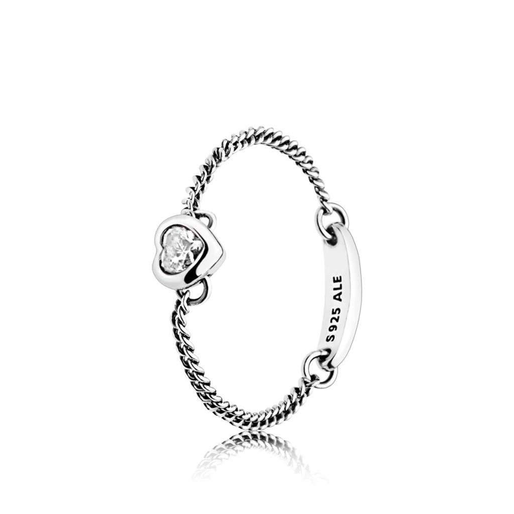 Spirited Heart, Clear CZ