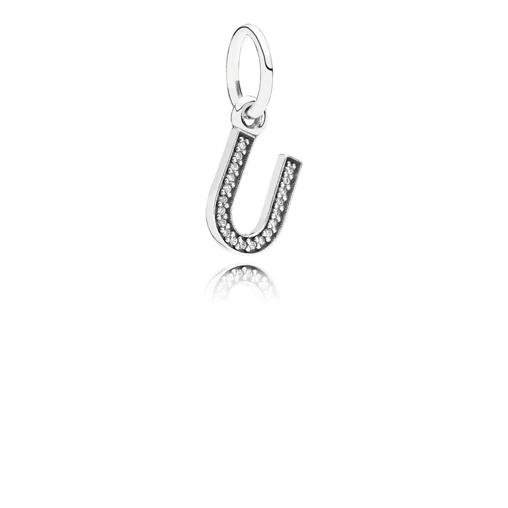letter U, clear CZ