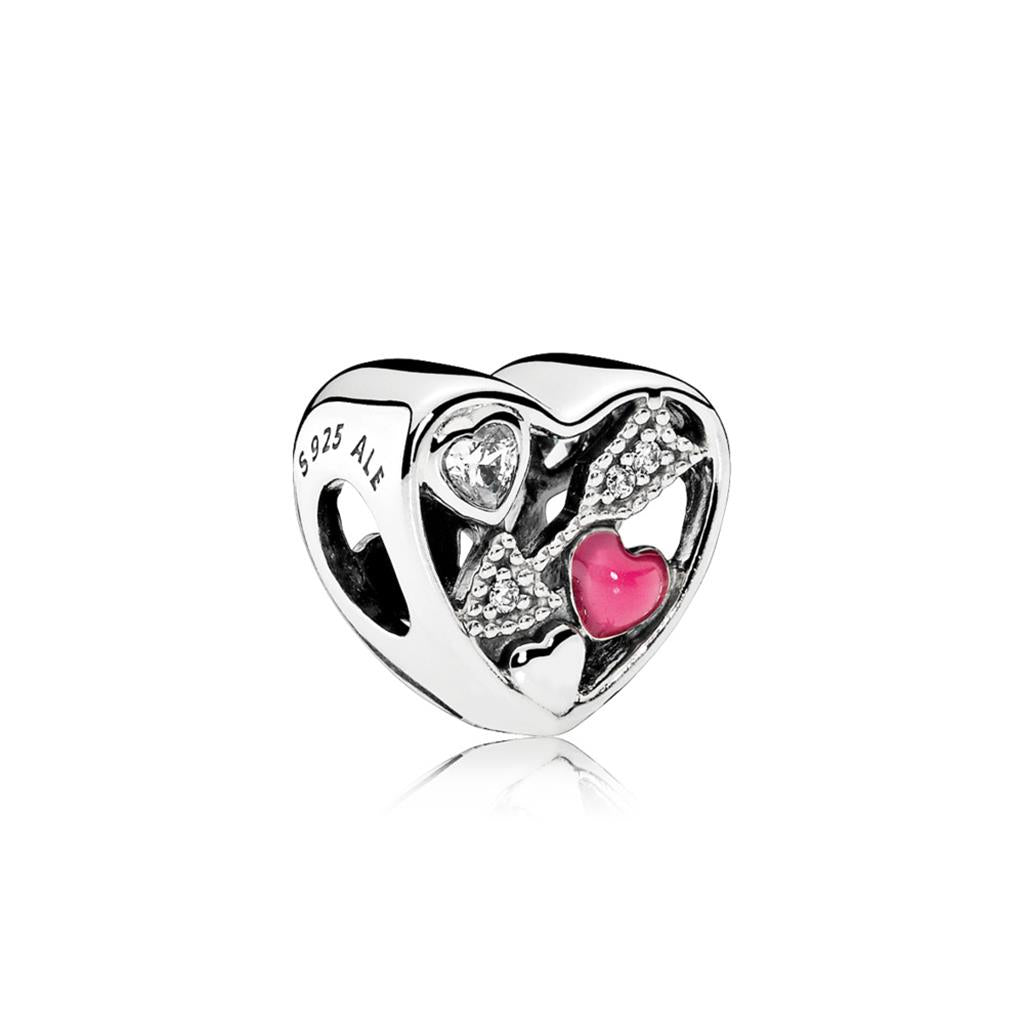 Struck by Love, Magenta Enamel & Clear C