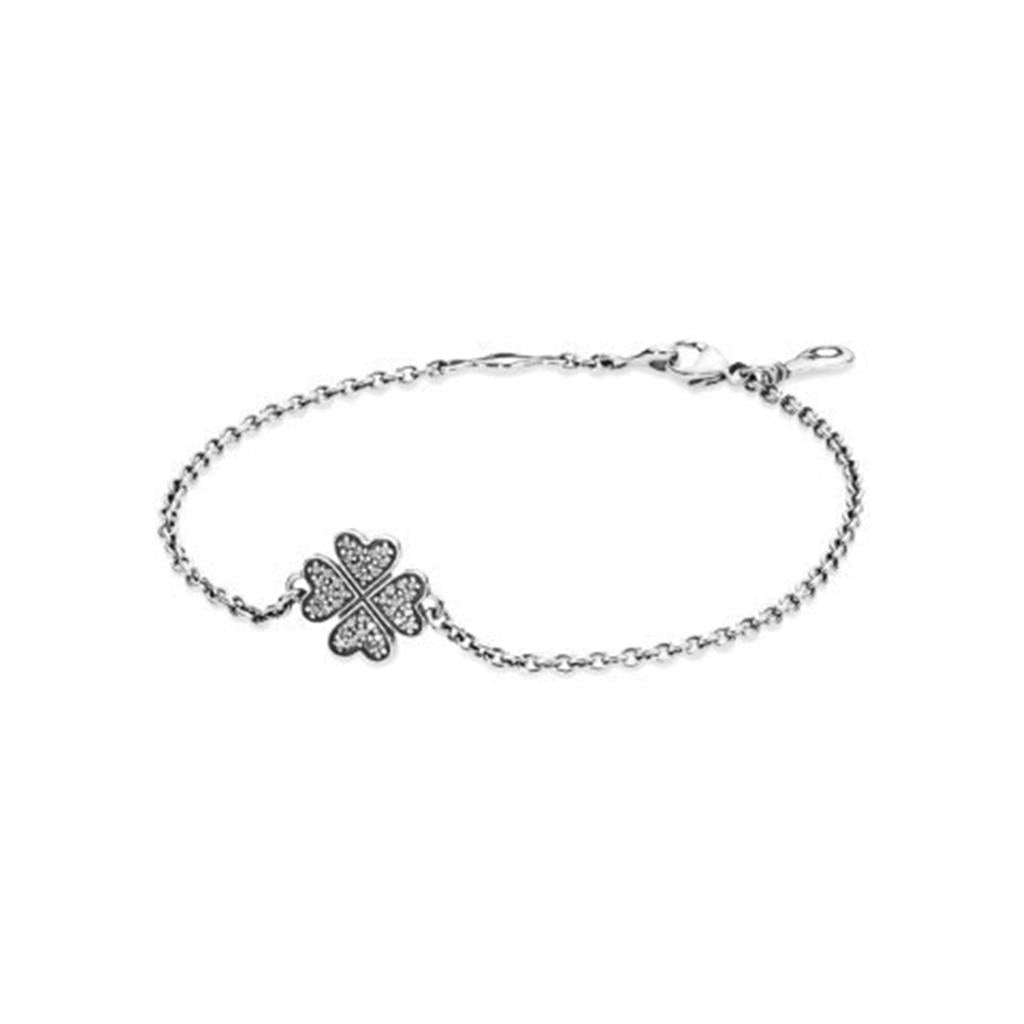 Symbol of Lucky in Love, Clear Cubic Zir