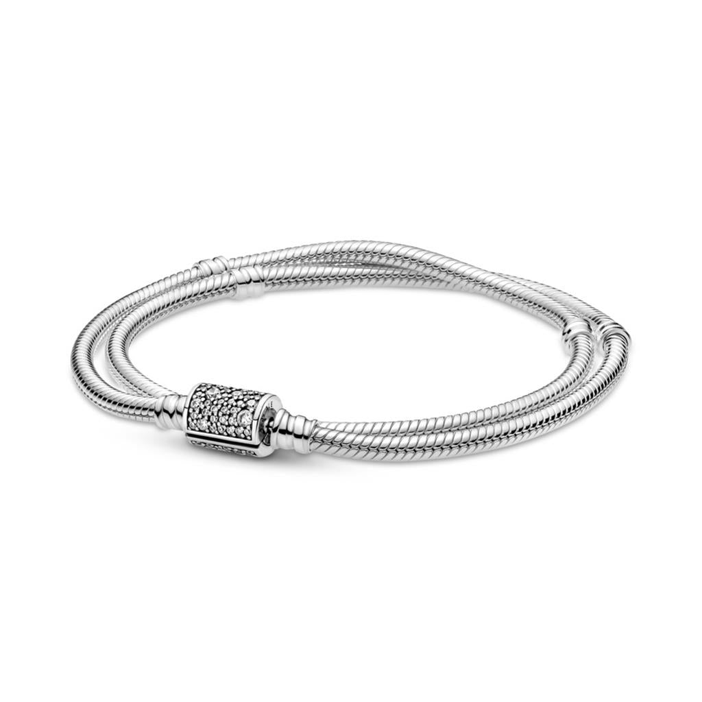 Pandora Moments Double Wrap Barrel Clasp