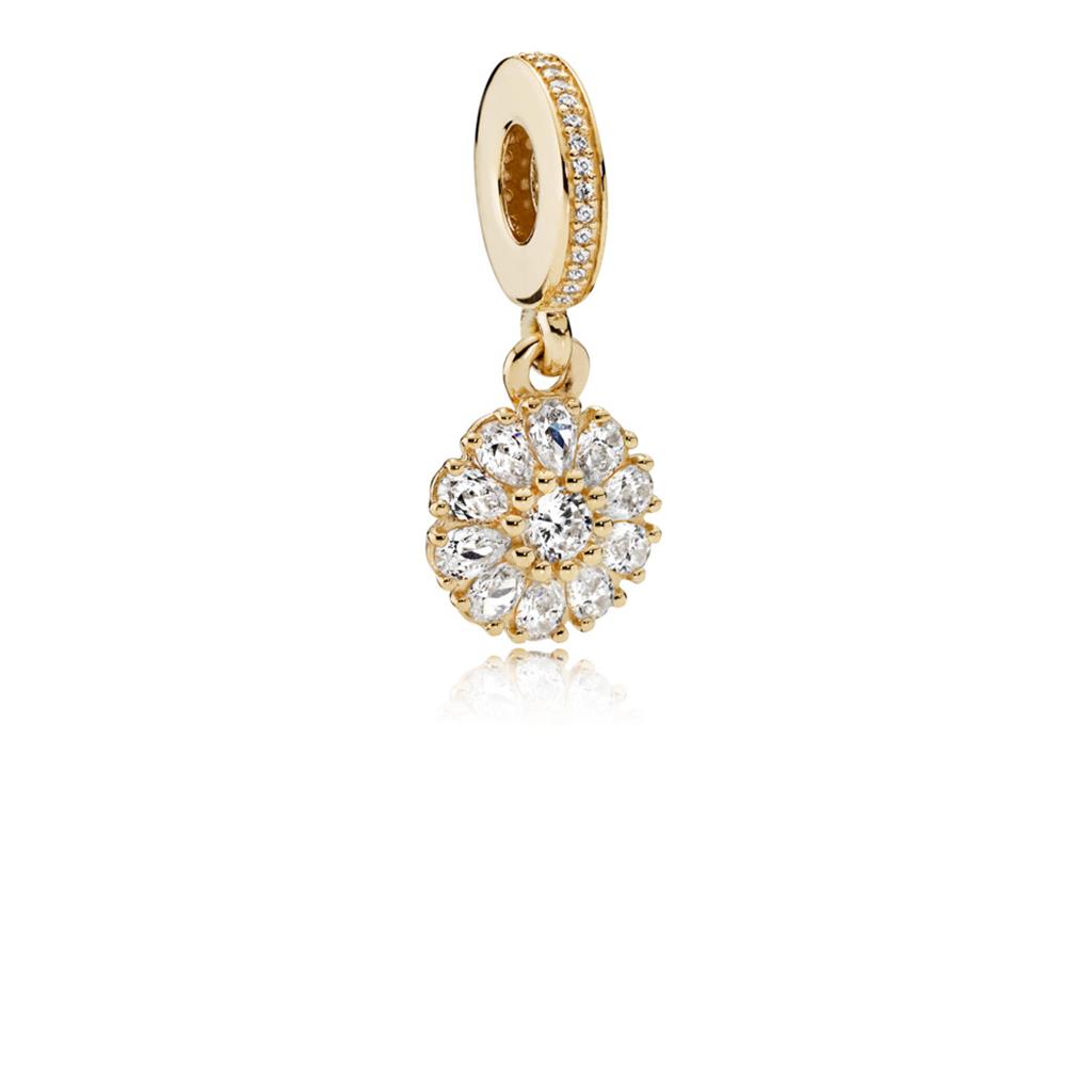Embellished Floral, Clear CZ