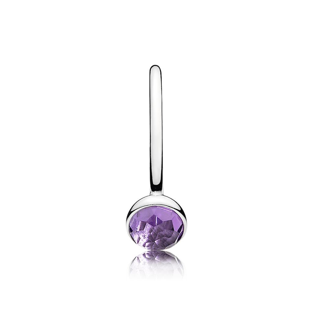 February Droplet, Synthetic Amethyst