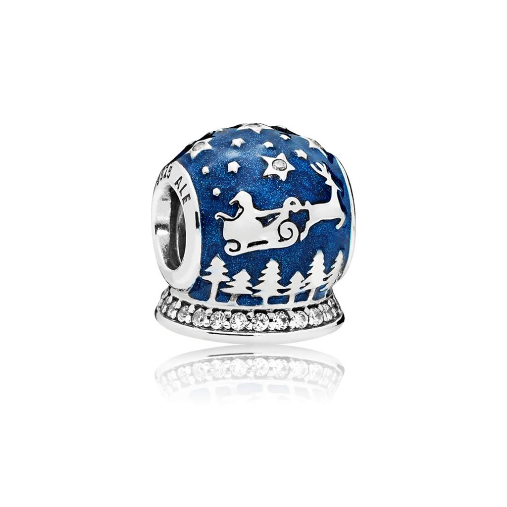 Christmas Night, Midnight Blue Enamel &