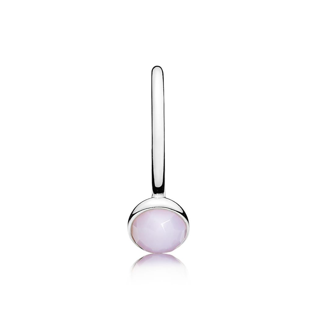 October Droplet, Opalescent Pink Crystal