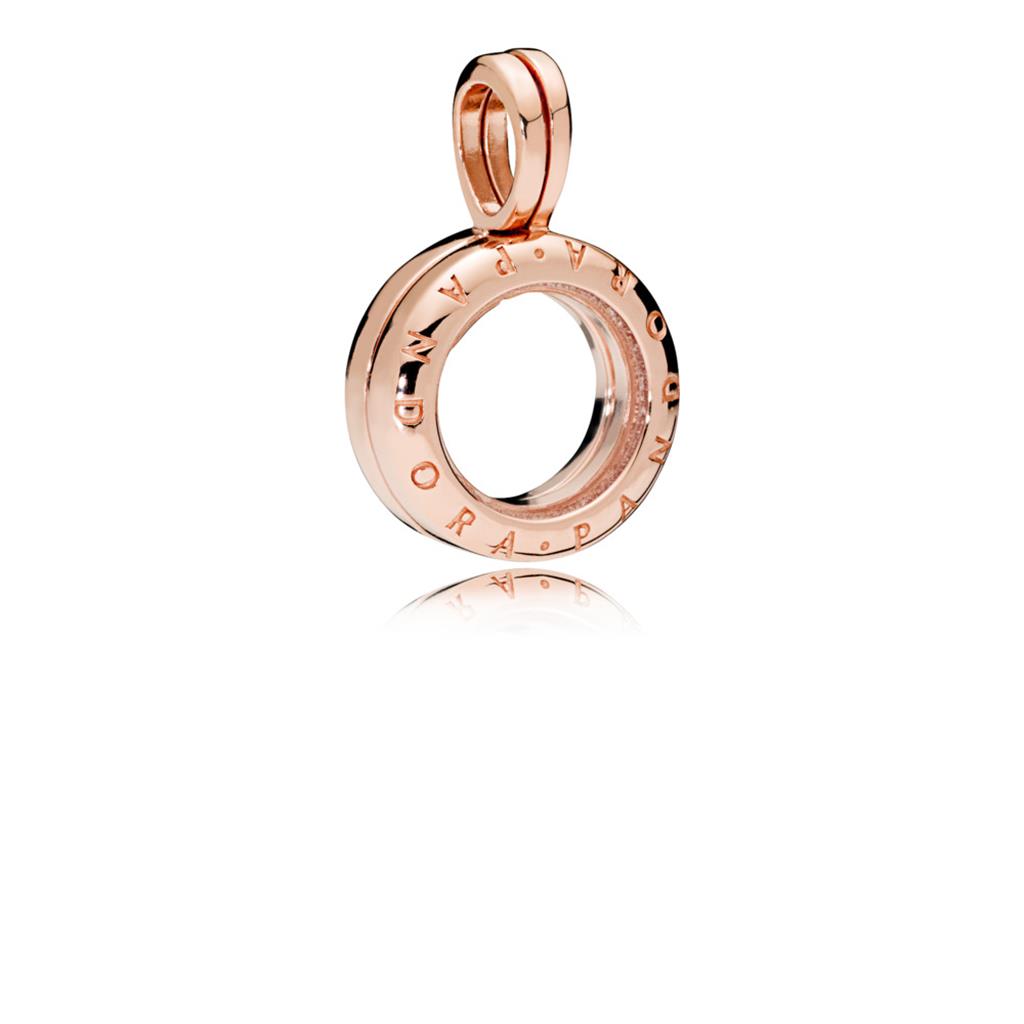 PANDORA Floating Locket, Sapphire Crysta