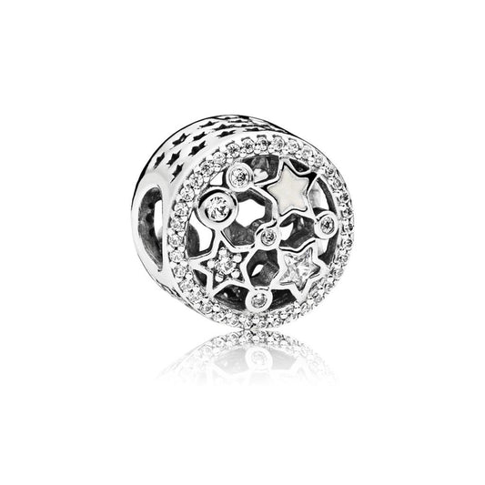 Illuminating Stars, Silver Enamel & Clea