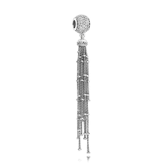 Enchanted Tassel, Clear CZ