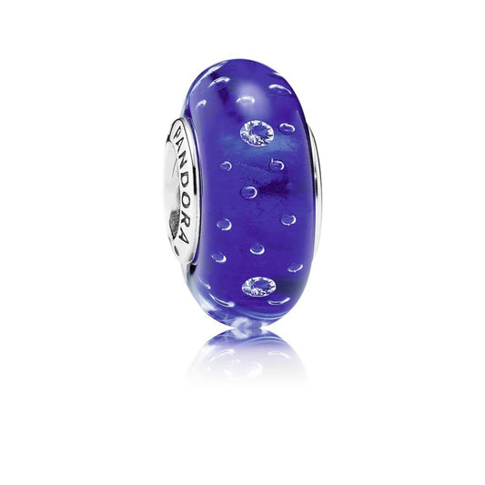 dark blue effervescence, clear CZ