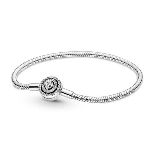Pandora Moments Halo Snake Chain Bracele