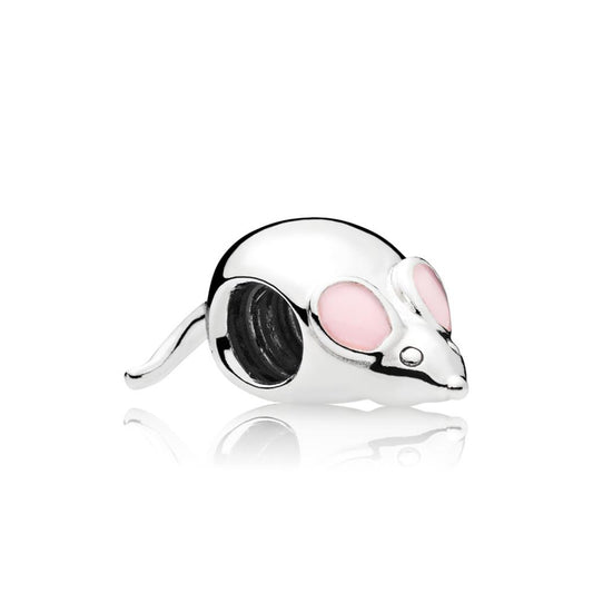 Cute Mouse, Pink Enamel
