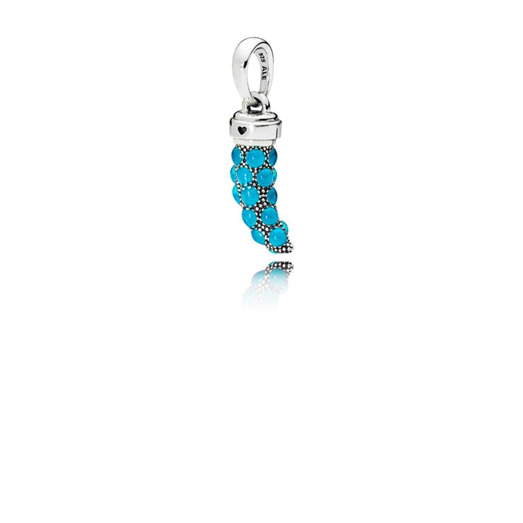 Amulet, Turquoise Enamel