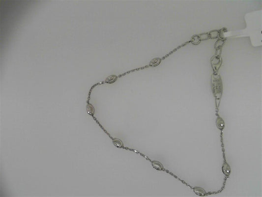 Sterling Silver Bead Bracelet Length 7.2