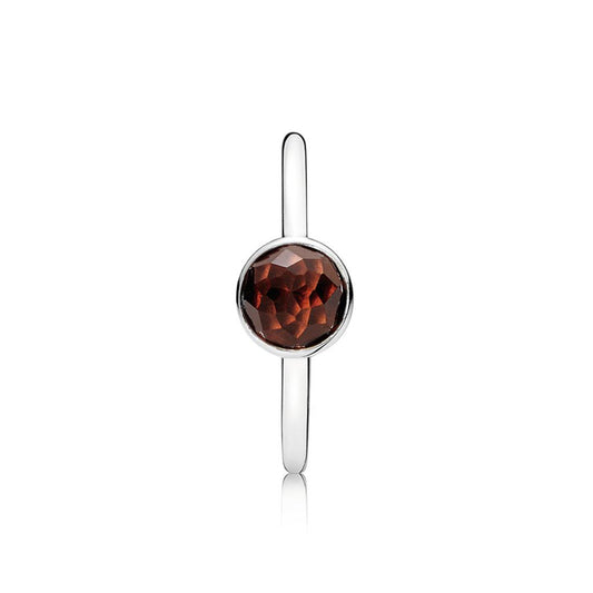 January Droplet, Garnet