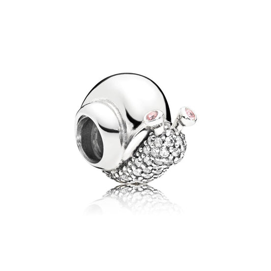 Sparkling Snail, Orchid Pink Crystals &