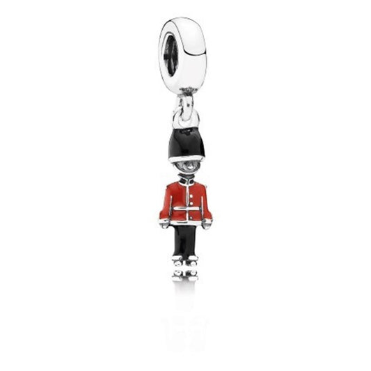 guard my heart, black & red enamel