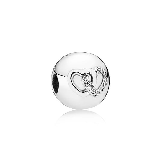 Heart Bond, Clear CZ