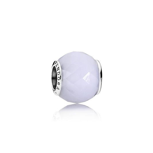 Geometric Facets, Opalescent White Cryst