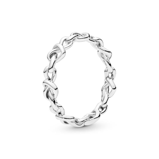Knotted Hearts Ring
