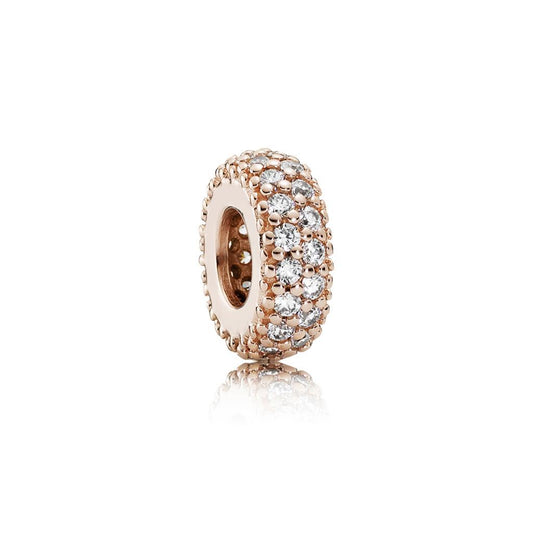 Clear Sparkle Spacer Charm