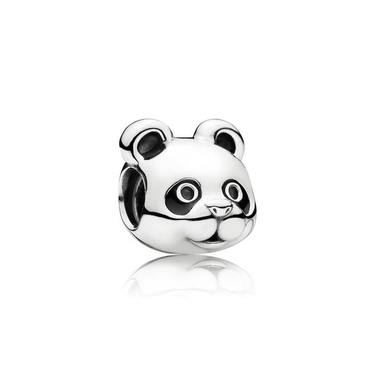 Peaceful Panda, Black Enamel