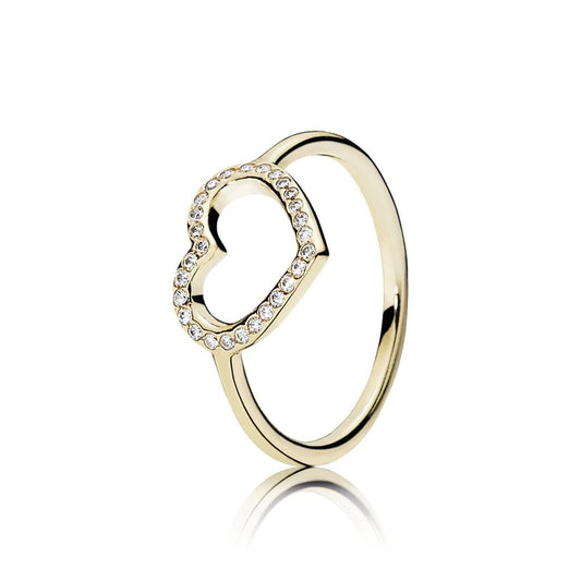 captured heart, clear CZ