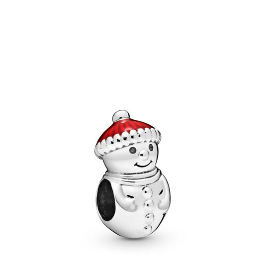 Snowman and Santa Hat Charm