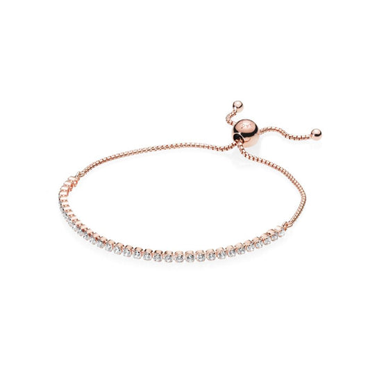 Sparkling Slider Tennis Bracelet