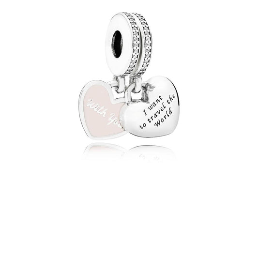 travel together forever, pink enamel & c
