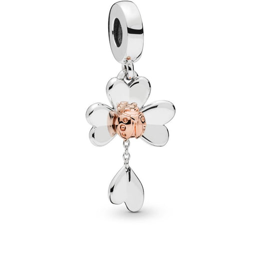 FINAL SALE - Clover and Ladybird Dangle
